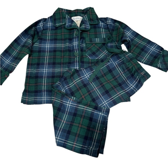 Pajamagram Other - Pajamagram Classic Green and Blue Plaid Pajama Set